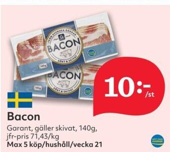 Hemköp BACON erbjuda