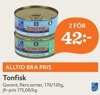 Hemköp TONFISK erbjuda