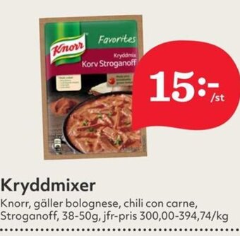 Hemköp Kryddmixer Knorr erbjuda