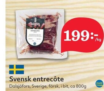 Hemköp Svensk entrecôte erbjuda