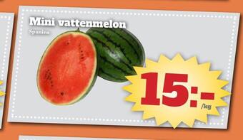 Bonum Matmarknad Mini vattenmelon erbjuda
