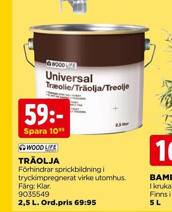 Jem&Fix Träolja erbjuda