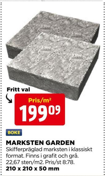 Jem&Fix Marksten garden erbjuda