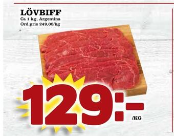 Din Mat Lövbiff erbjuda