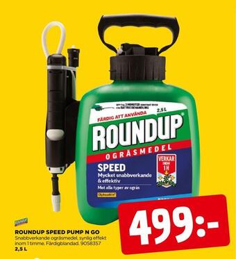 Jem&Fix Roundup speed pump n go erbjuda