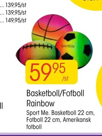 Basketboll/fotboll rainbow