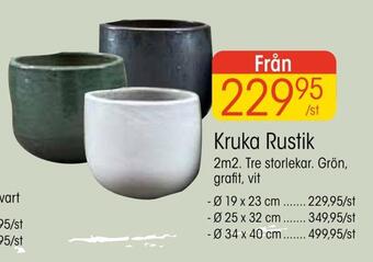 EKO Kruka rustik erbjuda