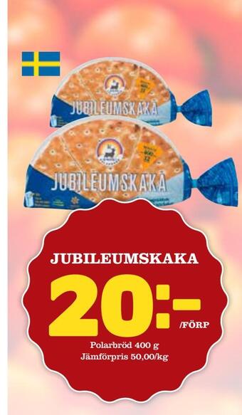 Bonum Matmarknad Jubileumskaka erbjuda