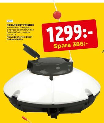 Jem&Fix Poolrobot frisbee erbjuda