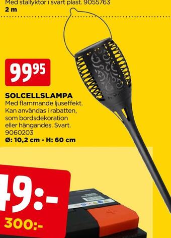 Jem&Fix Solcellslampa erbjuda