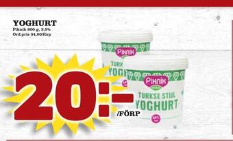 Din Mat Yoghurt erbjuda