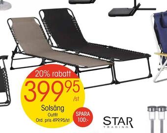 EKO Solsäng erbjuda