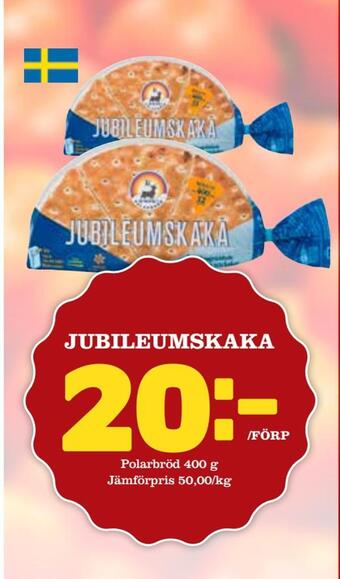 Matdax Jubileumskaka erbjuda