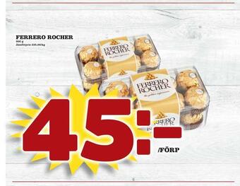 Nelins Ferrero rocher erbjuda