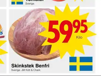 Matöppet Skinkstek benfri erbjuda