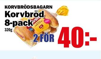 Matdax Korvbröd 8-pack erbjuda