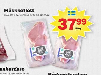 Pekås Fläskkotlett erbjuda