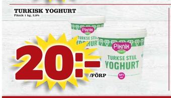 Prisma Mat Turkisk yoghurt erbjuda