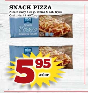 Supergrossen Snack pizza erbjuda