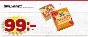 Supergrossen Mild hårdost erbjuda