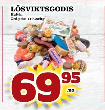 Supergrossen Lösviktsgodis erbjuda