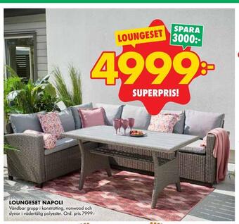 ÖoB Loungeset napoli erbjuda