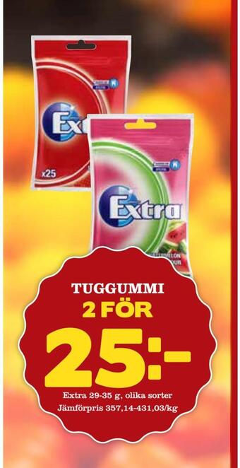 Supergrossen Tuggummi erbjuda