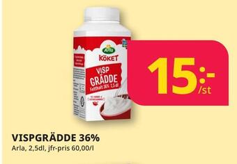 Tempo Vispgrädde 36% erbjuda