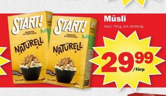 Pekås Müsli erbjuda