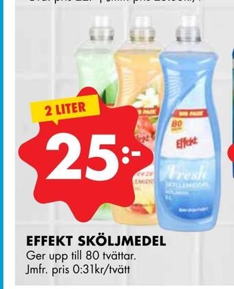 ÖoB Effekt sköljmedel erbjuda