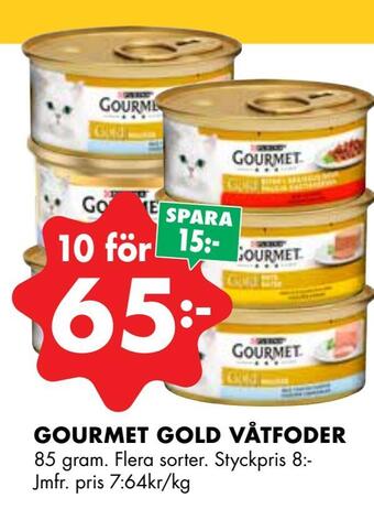 ÖoB Gourmet gold våtfoder erbjuda