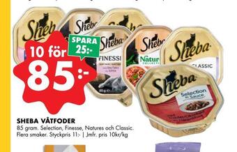 ÖoB Sheba våtfoder erbjuda