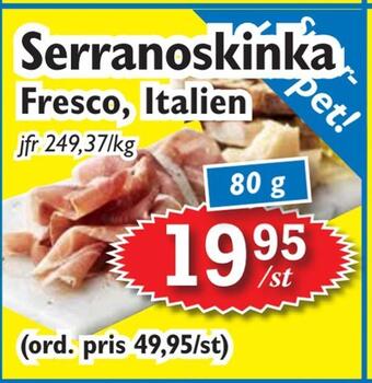 Serranoskinka