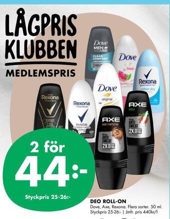 ÖoB Deo roll-on erbjuda