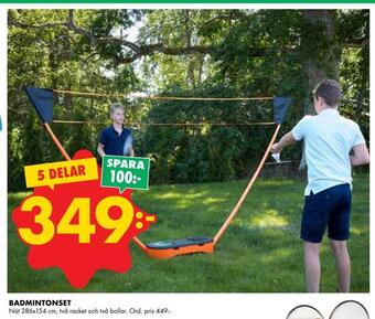 ÖoB Badmintonset erbjuda