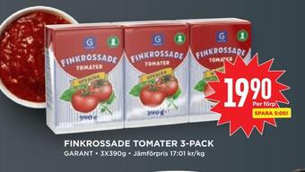 Willys Hemma Finkrossade tomater 3-pack erbjuda
