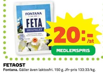Coop Extra Fetaost erbjuda