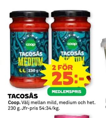 Coop Forum Tacosås erbjuda