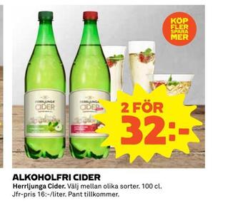 Coop Extra Alkoholfri cider erbjuda