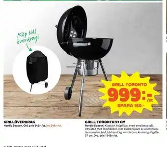 Coop Extra Grill toronto 57 cm erbjuda