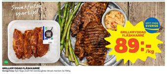 Coop Extra Grillkryddad fläskkarré erbjuda