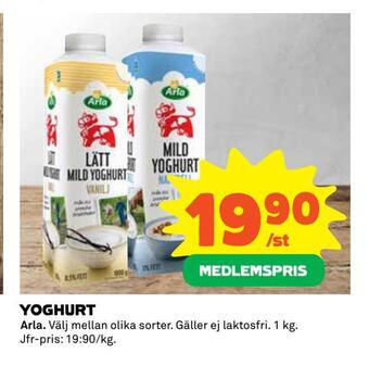 Coop Extra Yoghurt erbjuda