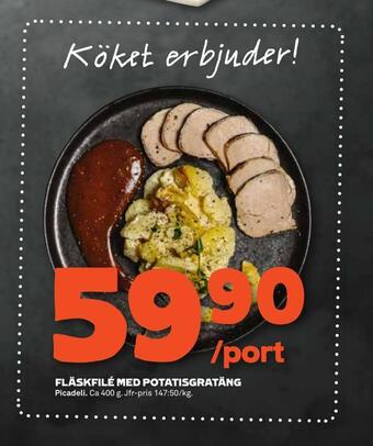 Coop Forum Fläskfilé med potatisgratäng erbjuda