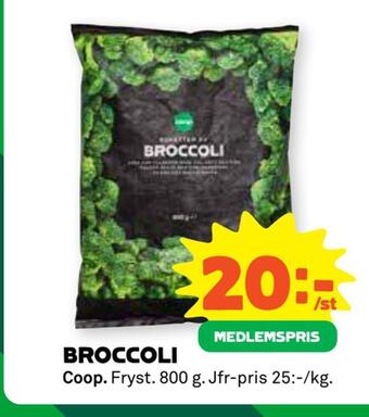 Coop Forum Broccoli erbjuda