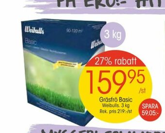 EKO Weibull Gräsfrö erbjuda