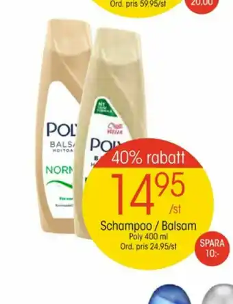 EKO Wella Poly Shampoo erbjuda
