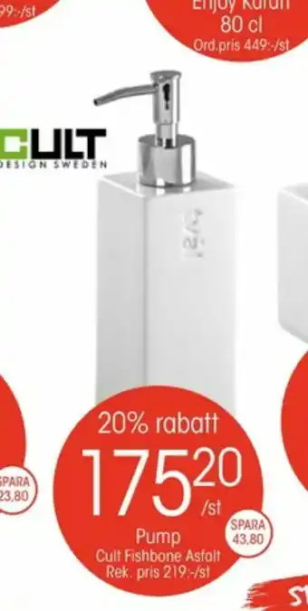 Cult Design Sweden Tvålpump