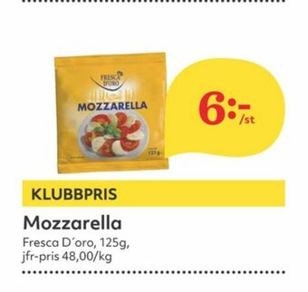 Hemköp Fresca d oro Mozzarella erbjuda