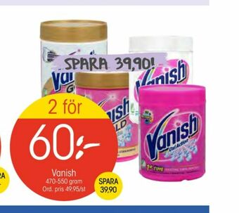 EKO Vanish Oxi Action Fläckborttagning erbjuda