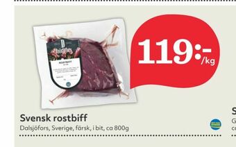 Hemköp Dalsjöfors Rostbiff erbjuda